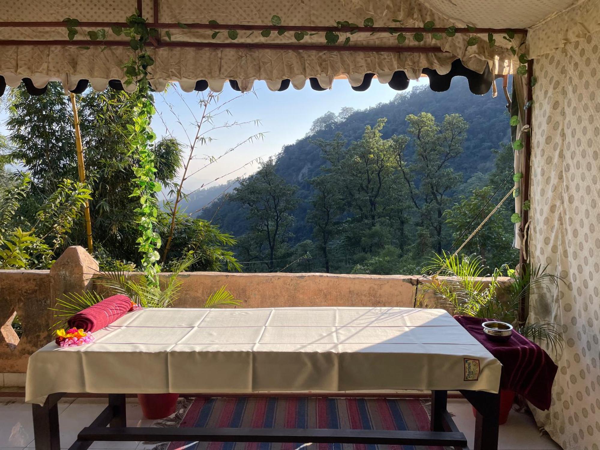 Shiv Shakti Yogpeeth Cottages ริชิเคช ภายนอก รูปภาพ